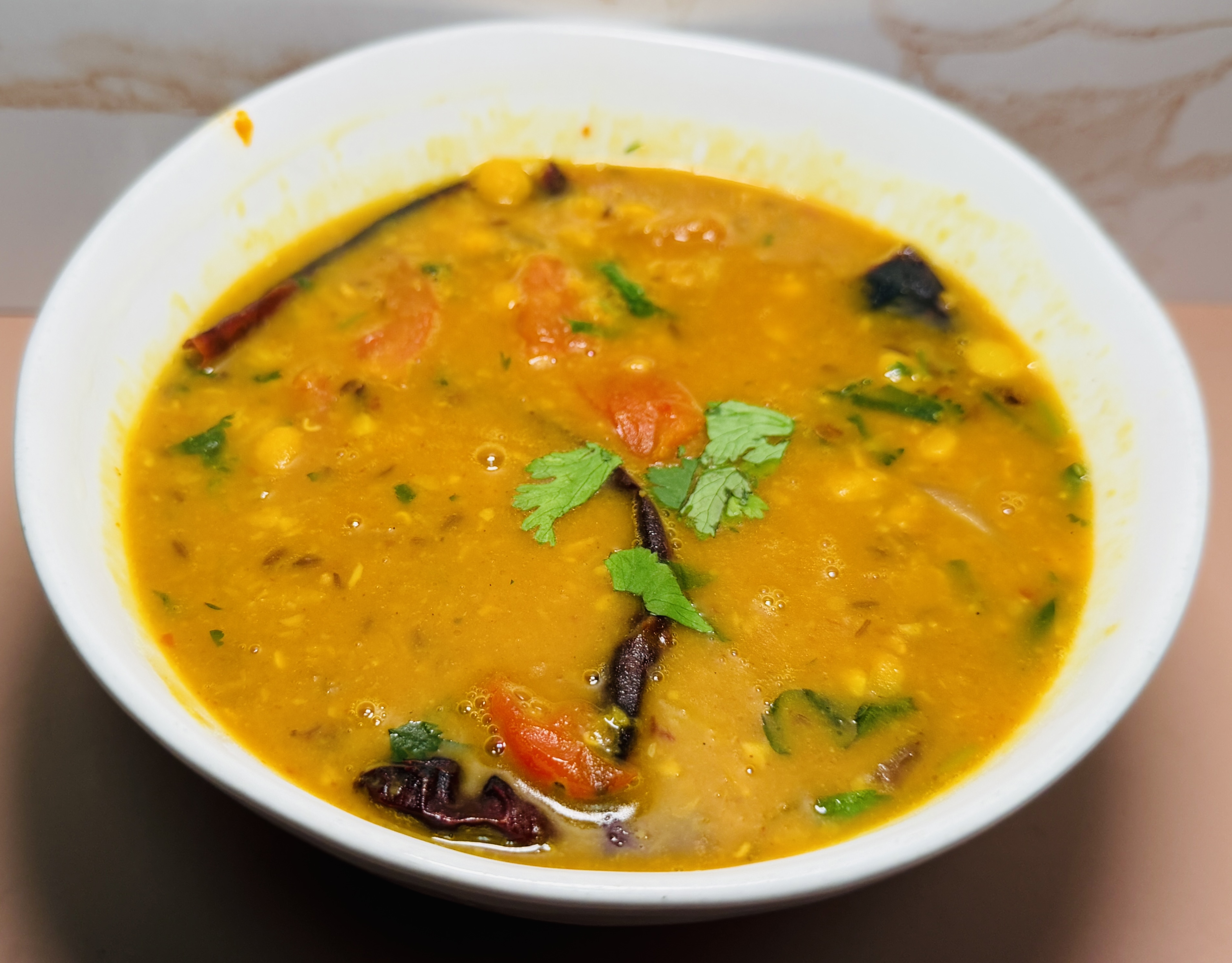Tadka dal lentil soup